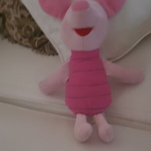 Pink Plush Piglet Toy